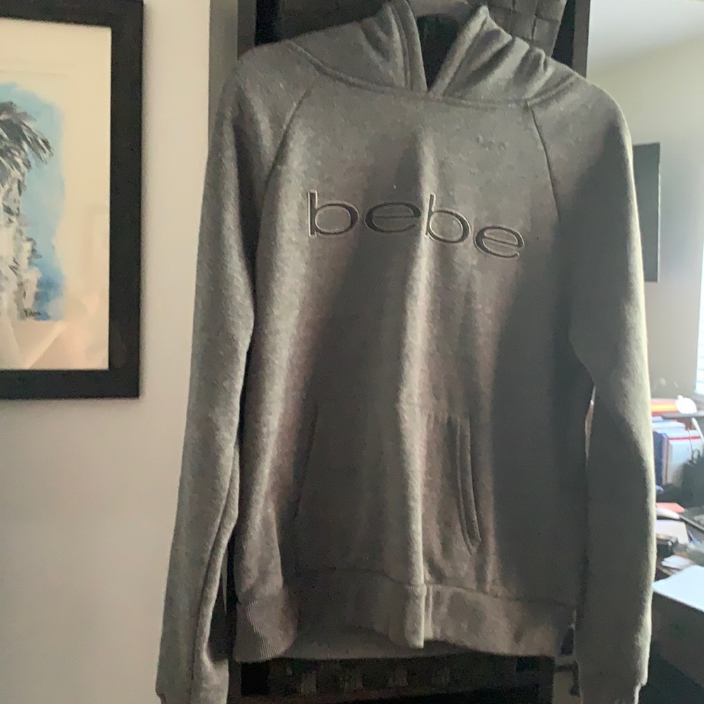 Bebe black and gray sport jacket